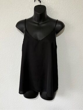 ASOS Black V-Neck Spaghetti Strap Cami